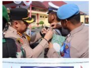 Kapolresta Deli Serdang Pimpin Apel Gelar Pasukan Ops Zebra Toba 2024