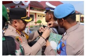 Kapolresta Deli Serdang Pimpin Apel Gelar Pasukan Ops Zebra Toba 2024