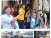 Paslon Walikota dan Wakil Walikota Gunungsitoli Karya-Yunius menyapa Warga kota Gunungsitoli