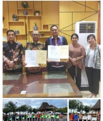 Pemprovsu Cairkan Iuran Jamsostek Bagi 5832 tenaga rentan, Pjs Walikota Gunung Sitoli Dr. Drs. Ismael Parenus Sinaga MSi Serahkan Kartu Simbolis
