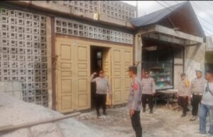 Kapolsek Sianțar Utara Pimpin Gerebek Sarang Narkoba, Namun tidak ada temuan Narkoba di Jalan SM Raja