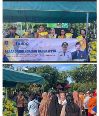 PEMKO TEBING TINGGI KEMBALI GELAR PASAR PENGENDALIAN HARGA