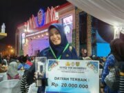 HARUMKAN NAMA KOTA TEBING TINGGI DAN PROVINSI SUMUT, ADILLA PUTRI RAIH JUARA TERBAIK 1 PADA MTQ VII KORPRI TINGKAT NASIONAL TAHUN 2024