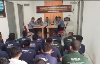 Sebanyak 38 WBP di Lapas Narkotika Kelas IIA Pematangsiantar Ikuti Sidang TPP