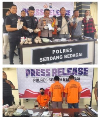 Dorrrr!! 1 Orang Dari 3 Pelaku Narkotika Ditembak Kakinya Oleh Personil Satnarkoba Polres Serdang Bedagai