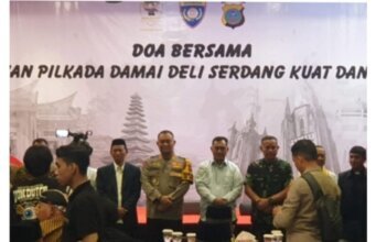 Doa Bersama Wujudkan Pilkada Damai, Deli Serdang Aman