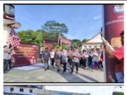 Sukseskan Pilkada 2024 :KPU Siantar Lakukan Jalan Santai