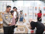 Pastikan Kesiapan Pemilu, Kapolresta Deli Serdang Tinjau dan Cek Gudang Logistik KPU