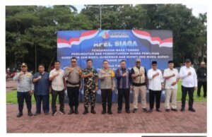 Kapolresta Deli Serdang Hadiri Apel Siaga Pengawasan Masa Tenang Pilkada 2024