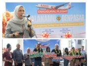 Permudah Akses Sumut-Bali, Lion Air Buka penerbangan perdana Rute Kualanamu-Denpasar Pulang Pergi