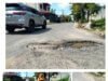 Info Untuk Bapak (PJ) Walikota TebingTinggi Dan Dinas Terkait,Jalan Baru saja di Perbaiki Sudah Rusak Parah Mengangak Lebar Nyaris telan Korban Jiwa