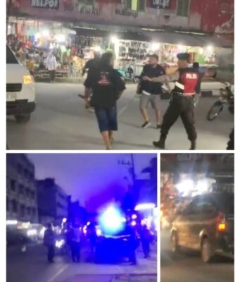 Bentrok 2 Kubu Ormas Kepemudaan, Perbaungan Mencekam
