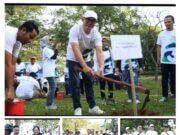 IDSurvey Green Action : Bertiga Bersama Wujudkan Masa Depan Lebih Hijau dan Berkelanjutan Dengan Aksi Tanam Pohon dan Bersih-bersih Taman Cadika Medan