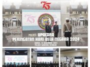 Wakapolres Serdang Bedagai Pimpin Upacara Hari Bela Negara ke-76