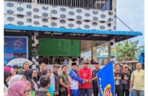 Camat Lubuk Pakam Lepas Jalan Santai Dan Senam Sehat Yang Digelar Karang Taruna Patra Karya Desa Bakaran Batu