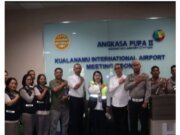 Ops Lilin Toba 2024 Polresta Deli Serdang Gelar Tes Urine Terhadap Awak Maskapai Penerbangan dan Masinis KA di Bandara KNIA