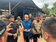 PJ. WALI KOTA BERSAMA WALI KOTA TEBING TINGGI TERPILIH TINJAU LOKASI BANJIR