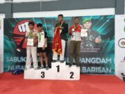 Pratu Ongki Saleh kembali membawa nama baik Satuan Yonif 122/TS dengan Juara I di perlombaan lari 10 K Cup Run MCUR 2025 Kota Medan