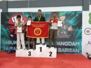Sertu Giesnadzar Al Ghifari berhasil Medali Perak di Ajang Sabuk Hitam Nusantara Taekwondo Championship 2025, Piala Pangdam l/BB