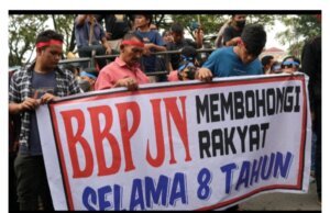 Delapan Tahun Lamanya Ganti Rugi tidak di bayarkan, Ratusan Warga Adiankoting Tapanuli Utara Geruduk Kantor Kejatisu dan BBPJN Sumut