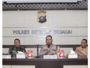 Polres Sergai Gelar Rakor Lintas Sektoral untuk Pengamanan Imlek 2576