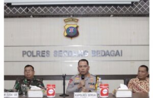 Polres Sergai Gelar Rakor Lintas Sektoral untuk Pengamanan Imlek 2576